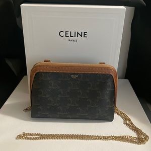 Celine clutch on chain
